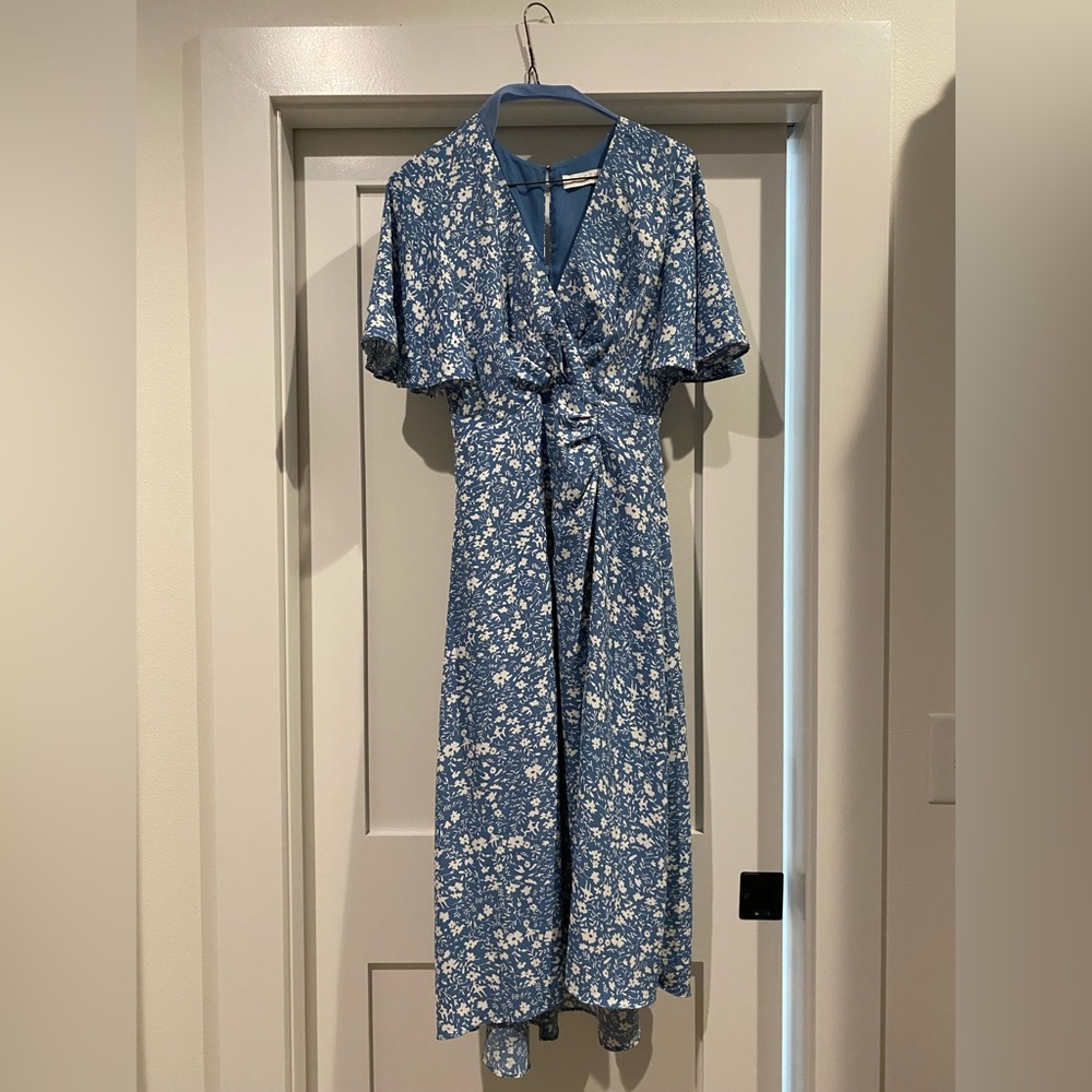 Small. Astr label beautiful blue floral dress.
